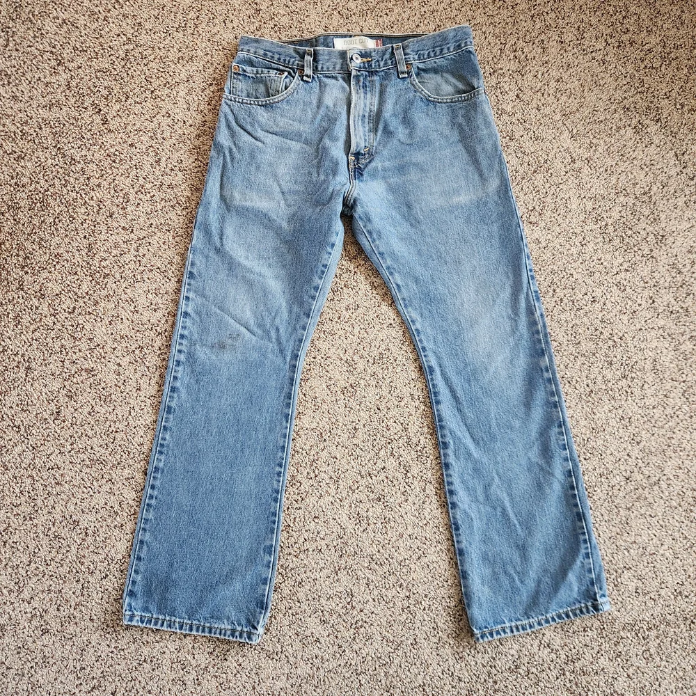 Levi's 517 Bootcut Men's Blue Jeans Size 33x30 - Picture 3 of 14